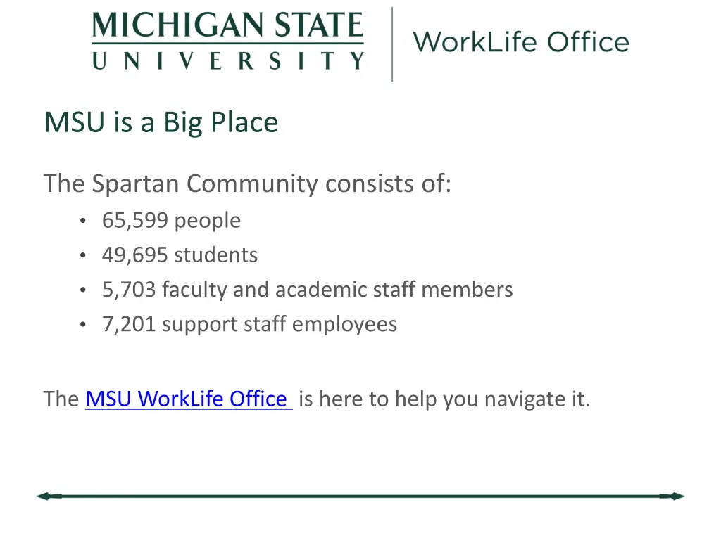 msu is a big place