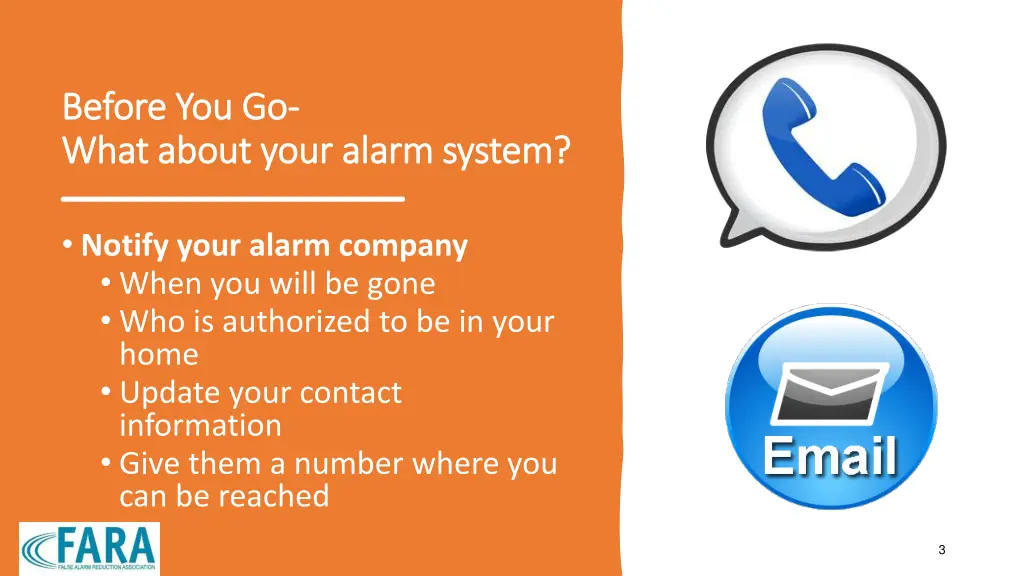 before you go before you go what about your alarm