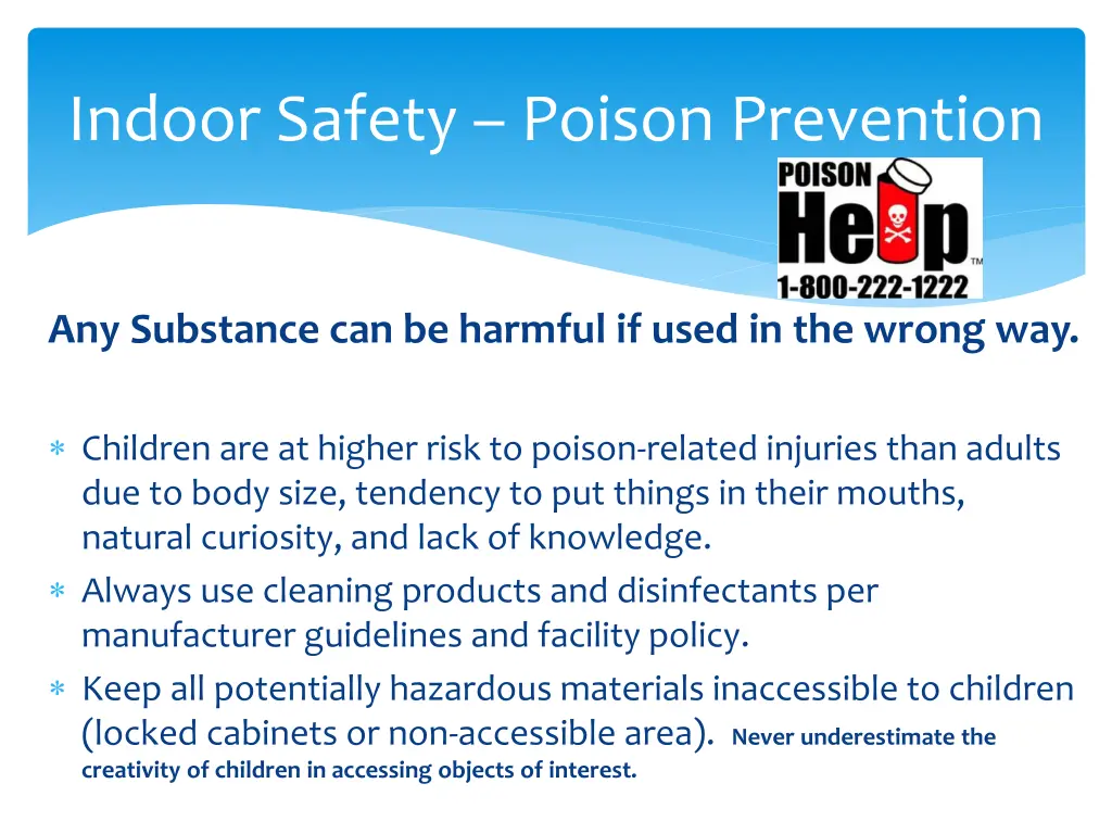 indoor safety poison prevention
