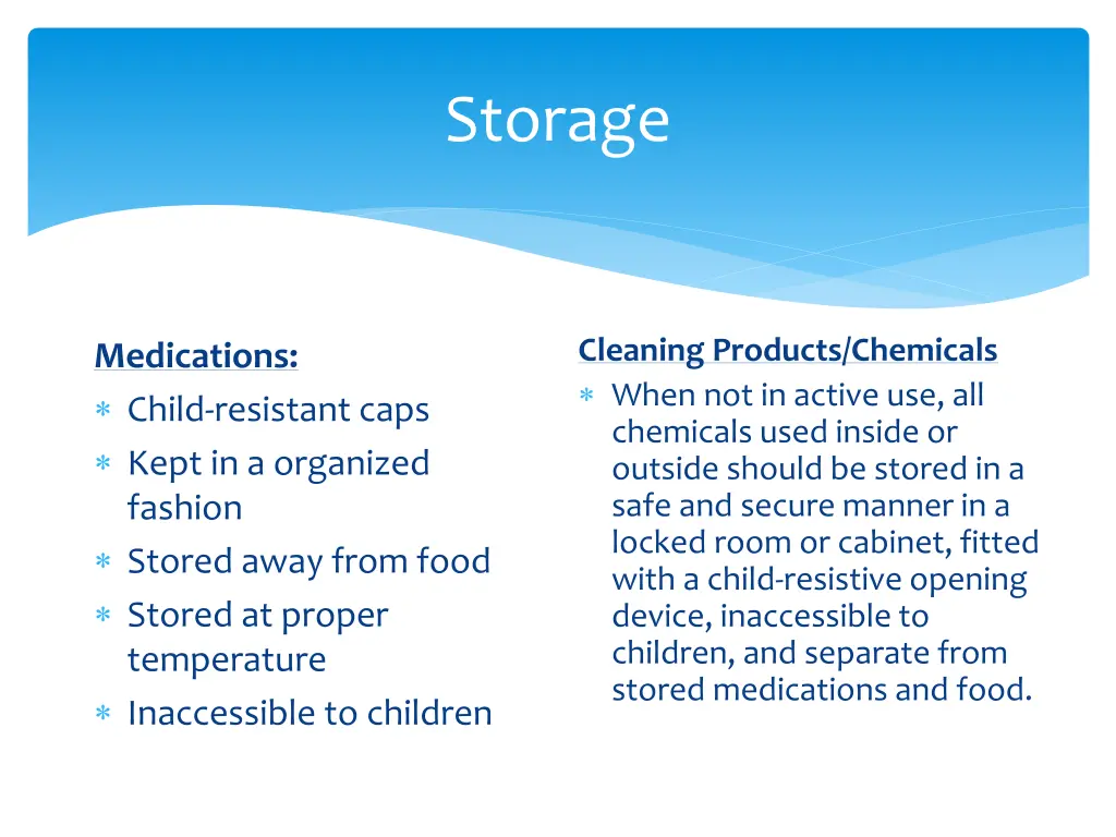storage