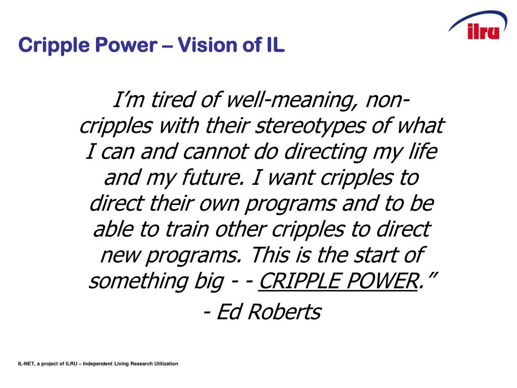 cripple power cripple power vision of il