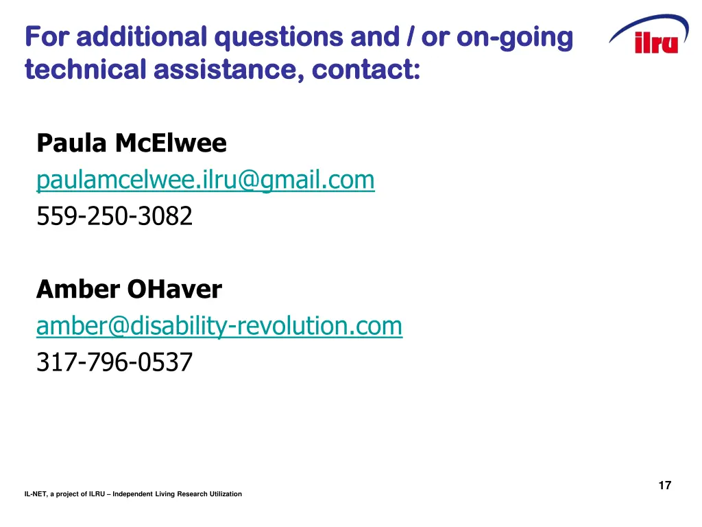 for additional questions and or on for additional