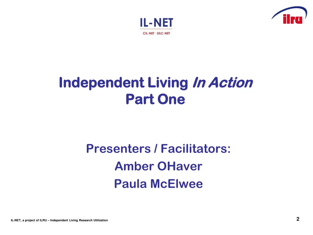 independent living independent living in action