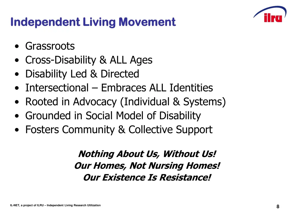 independent living movement independent living 1