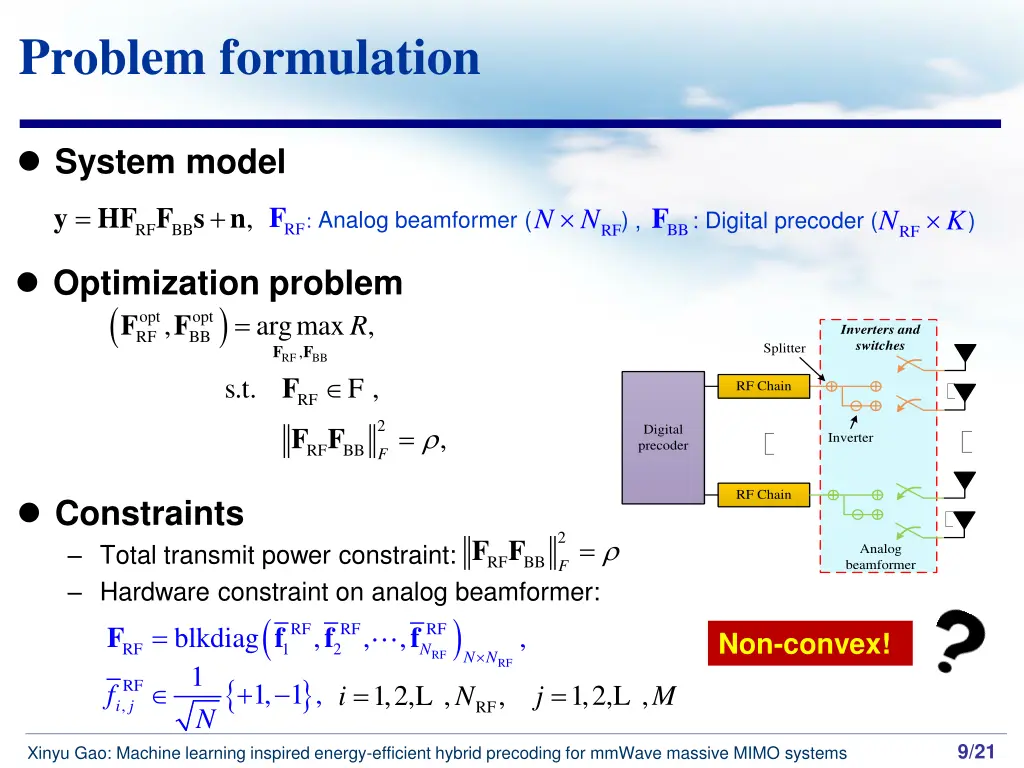 problem formulation