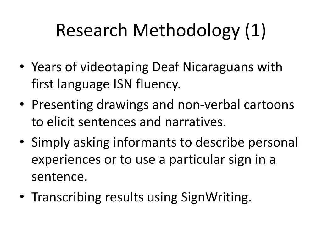 research methodology 1