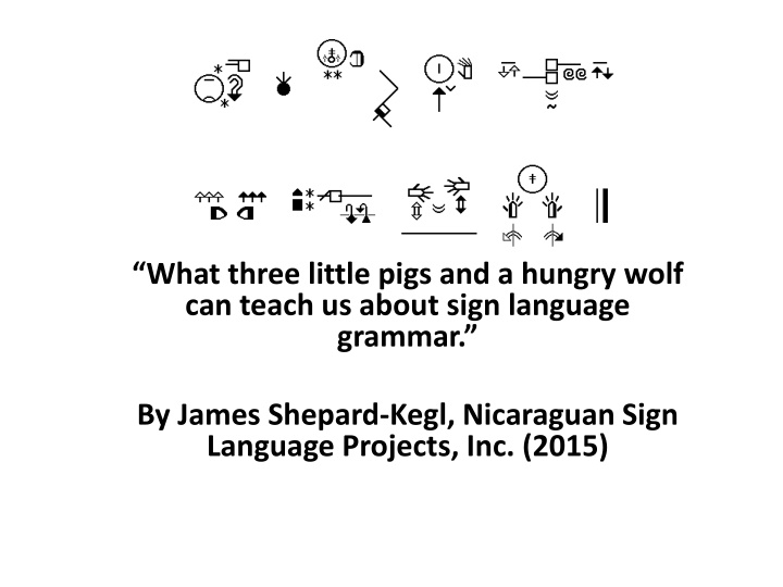 what three little pigs and a hungry wolf