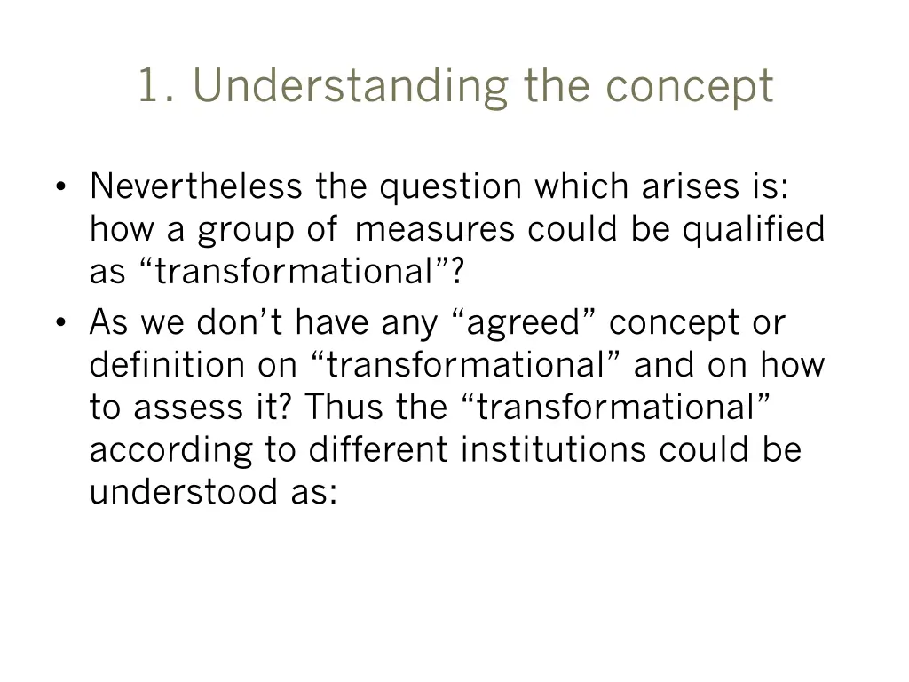 1 understanding the concept 1