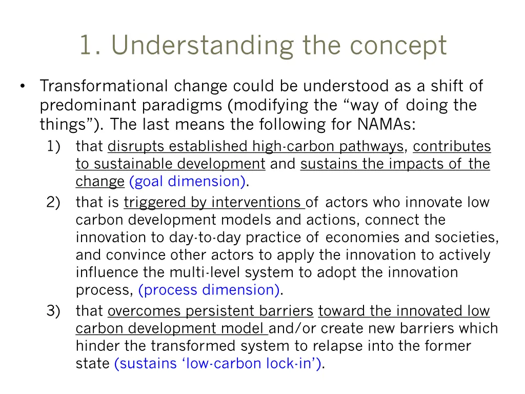 1 understanding the concept 2