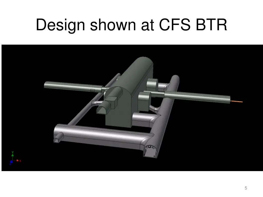 design shown at cfs btr 1