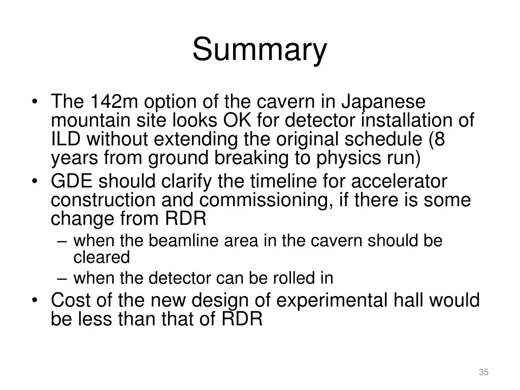 summary