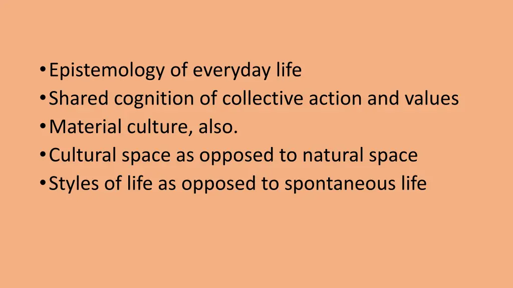 epistemology of everyday life shared cognition