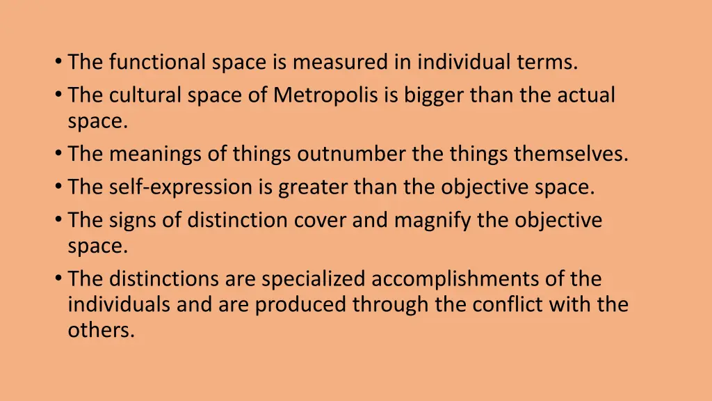 the functional space is measured in individual