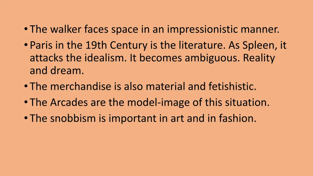 the walker faces space in an impressionistic