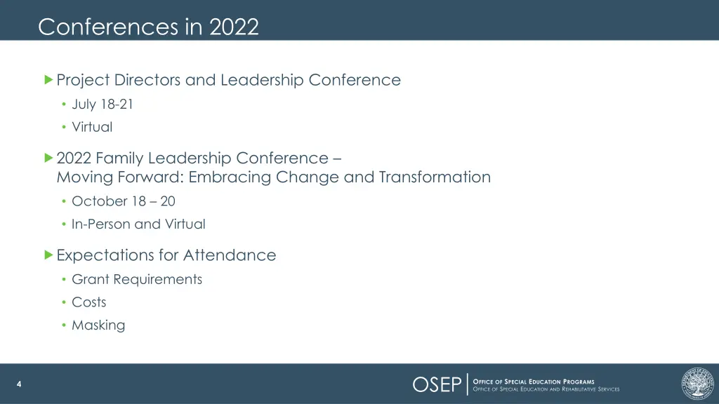 conferences in 2022