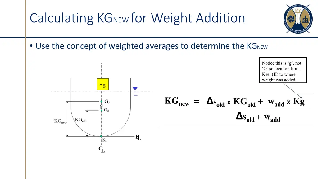calculating kg new for weight addition
