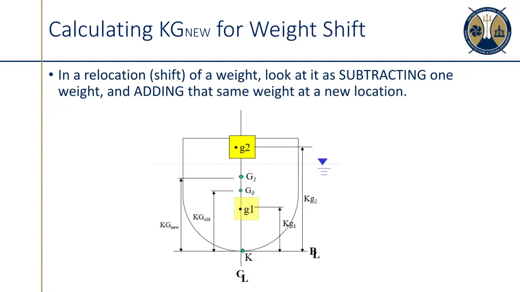 calculating kg new for weight shift
