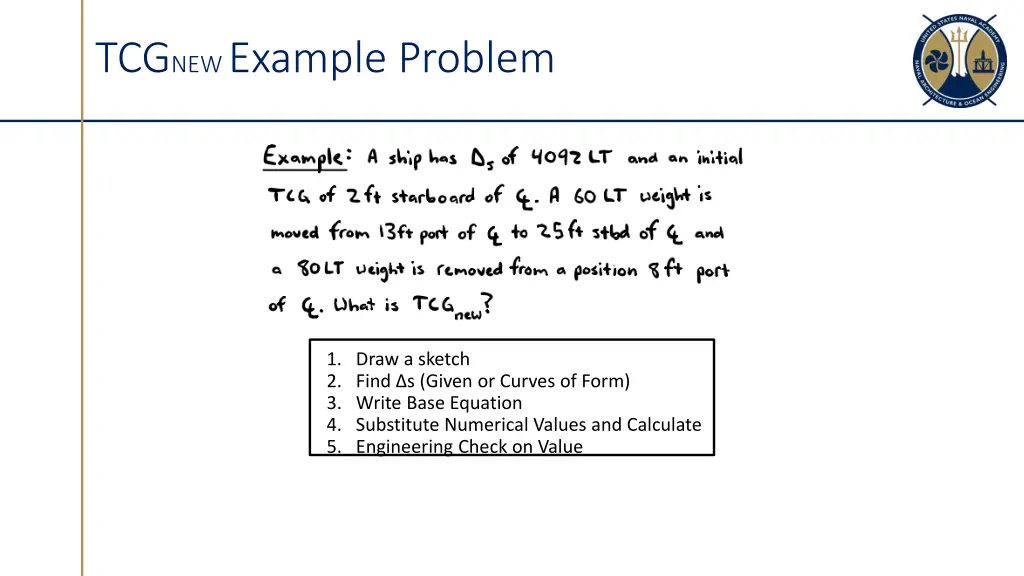 tcg new example problem