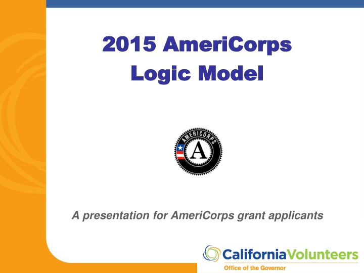 2015 americorps 2015 americorps logic model logic