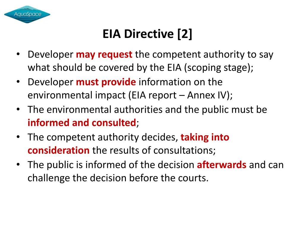 eia directive 2