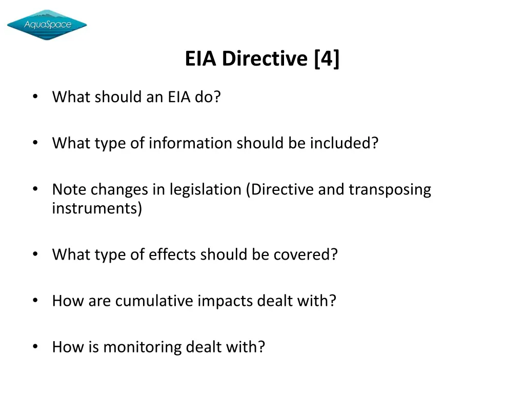 eia directive 4
