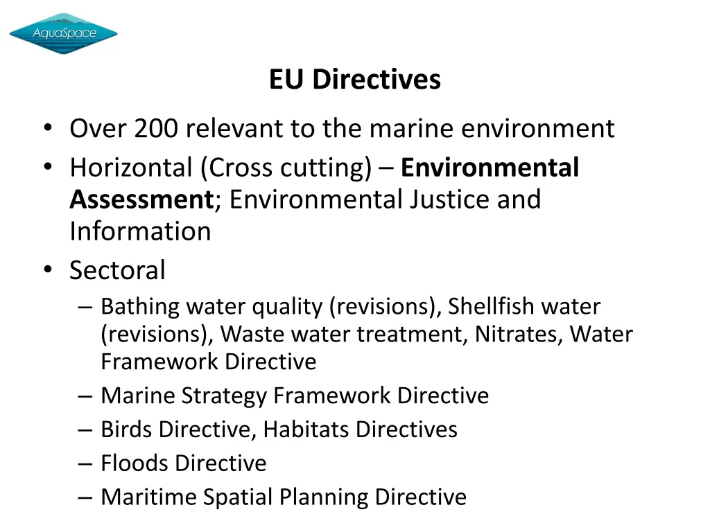 eu directives