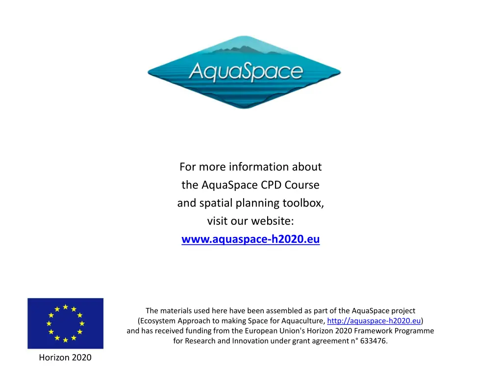 for more information about the aquaspace