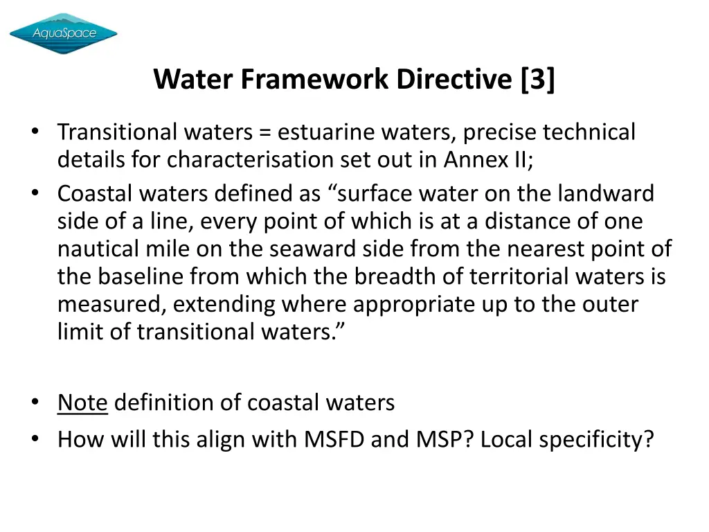 water framework directive 3