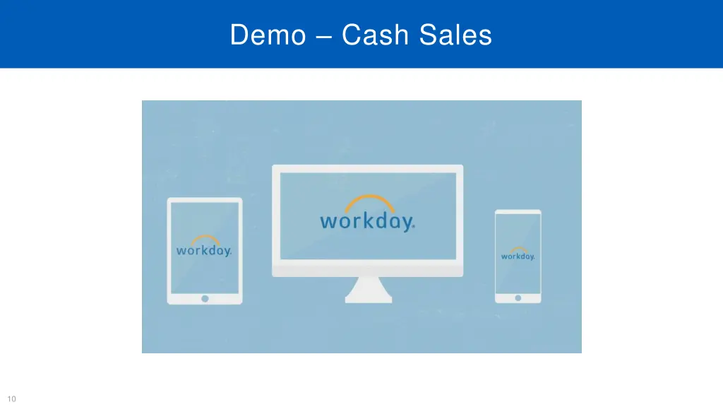 demo cash sales