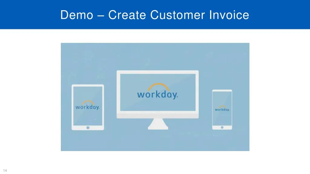 demo create customer invoice