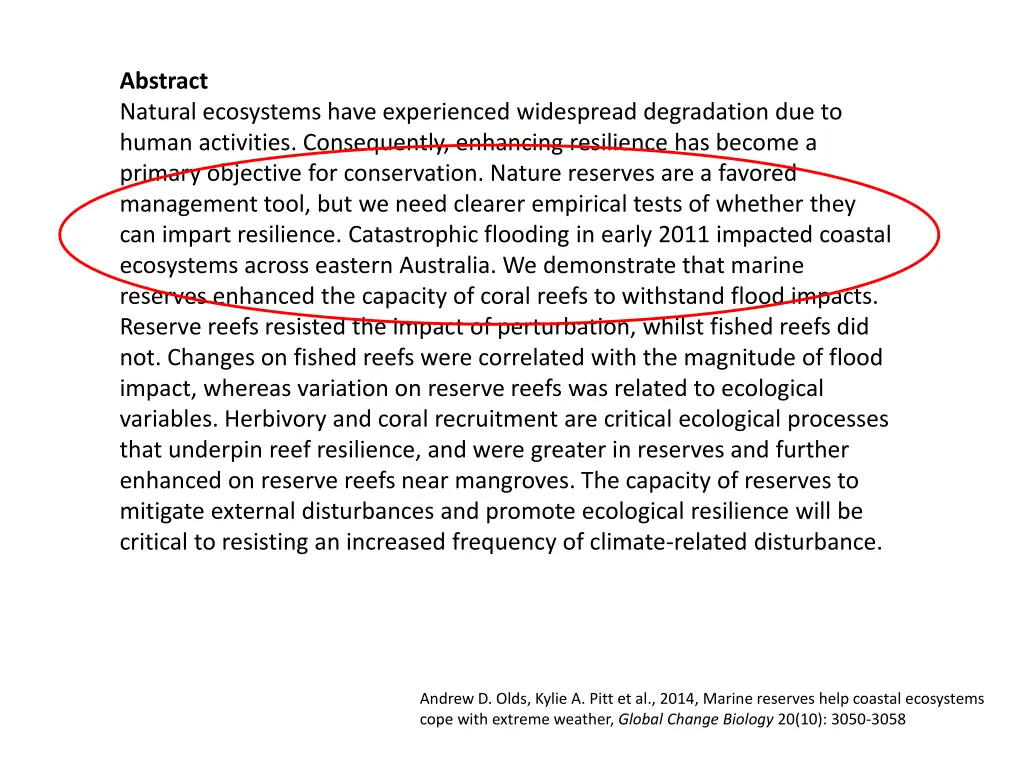 abstract natural ecosystems have experienced