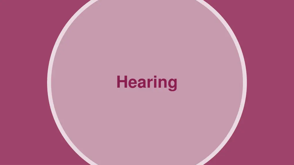 hearing