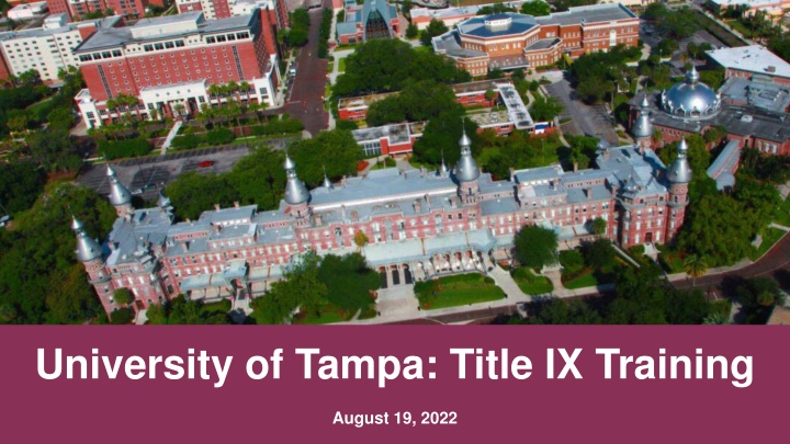 university of tampa title ix training