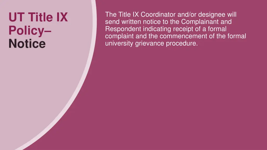 ut title ix policy notice