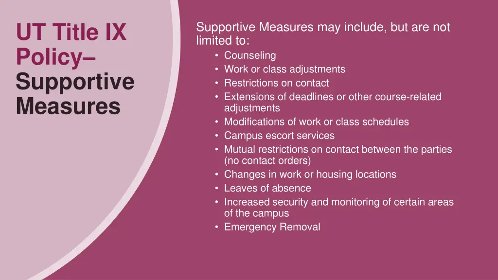 ut title ix policy supportive measures 1