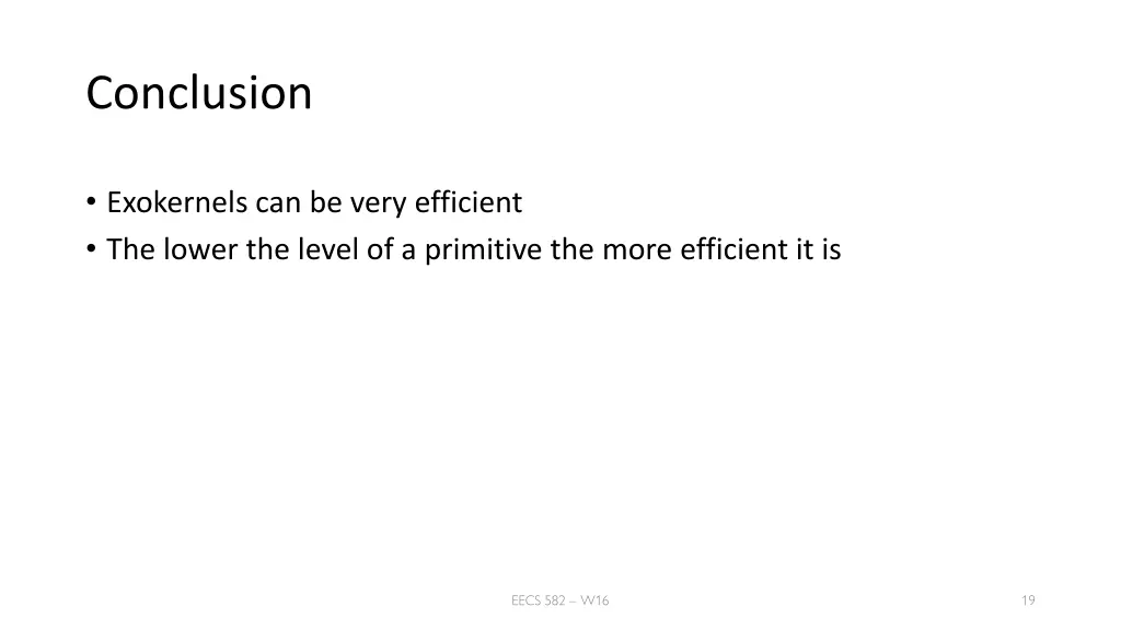 conclusion