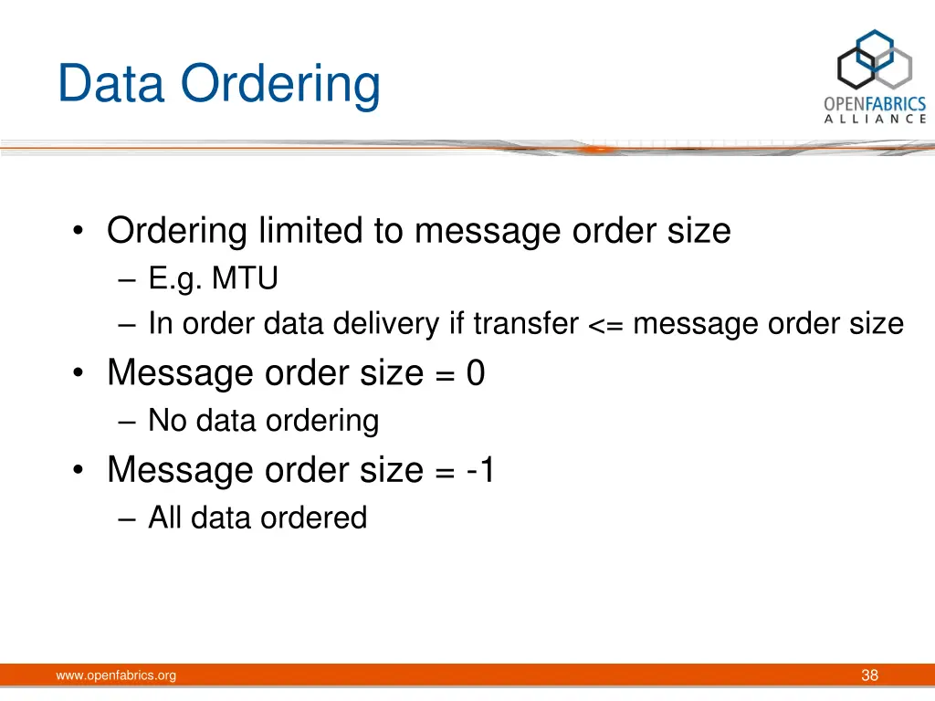 data ordering 1