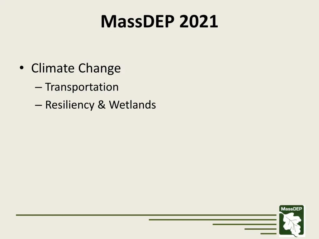 massdep 2021 2
