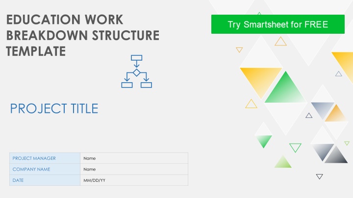 education work breakdown structure template