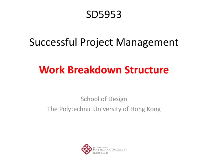 sd5953 successful project management work