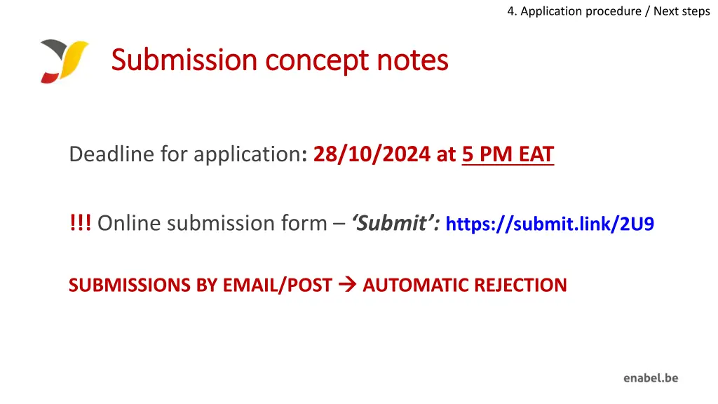 4 application procedure next steps 1