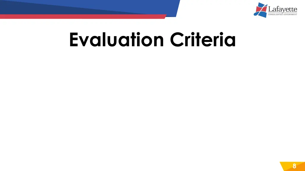 evaluation criteria