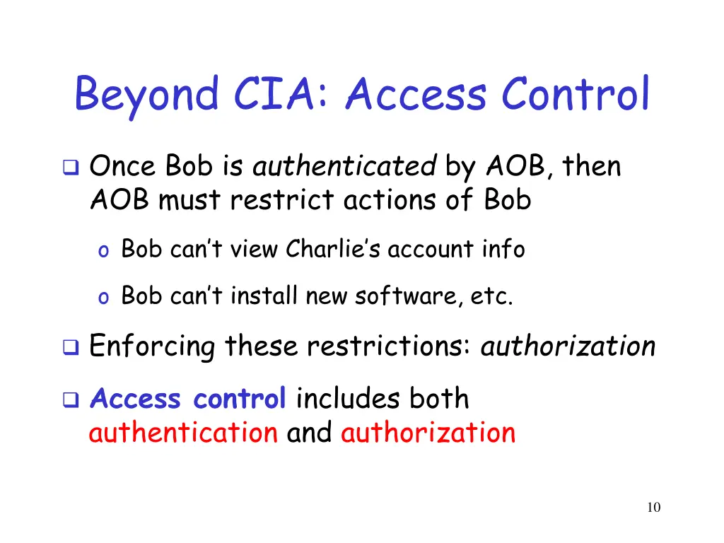 beyond cia access control