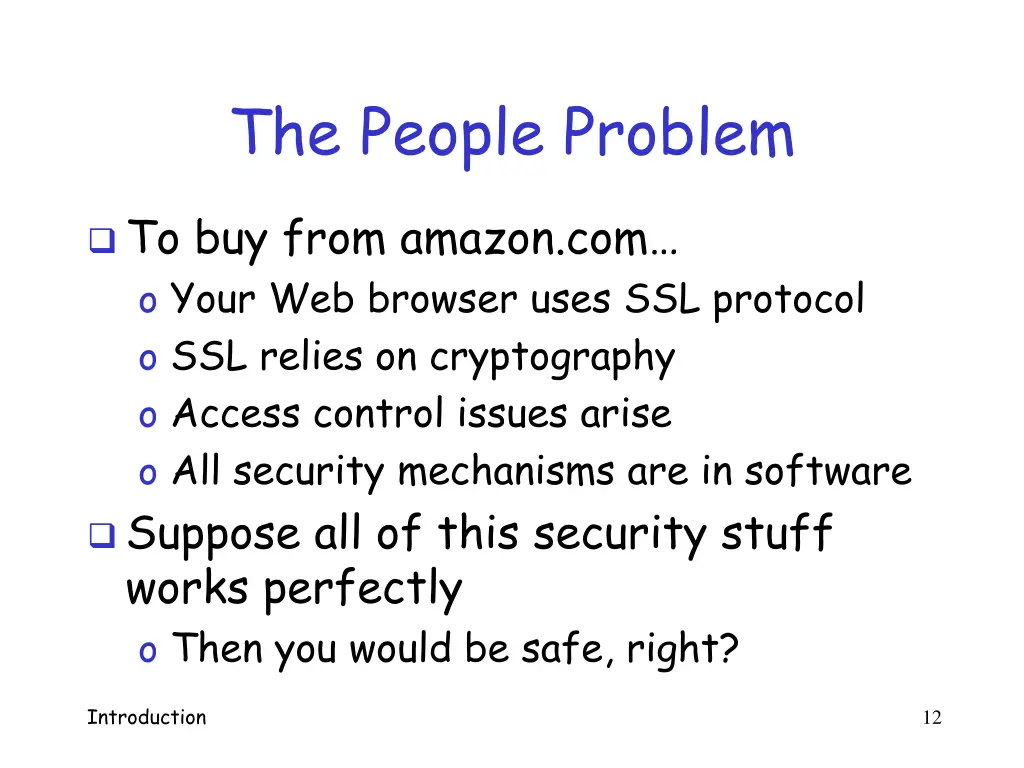 the people problem 1