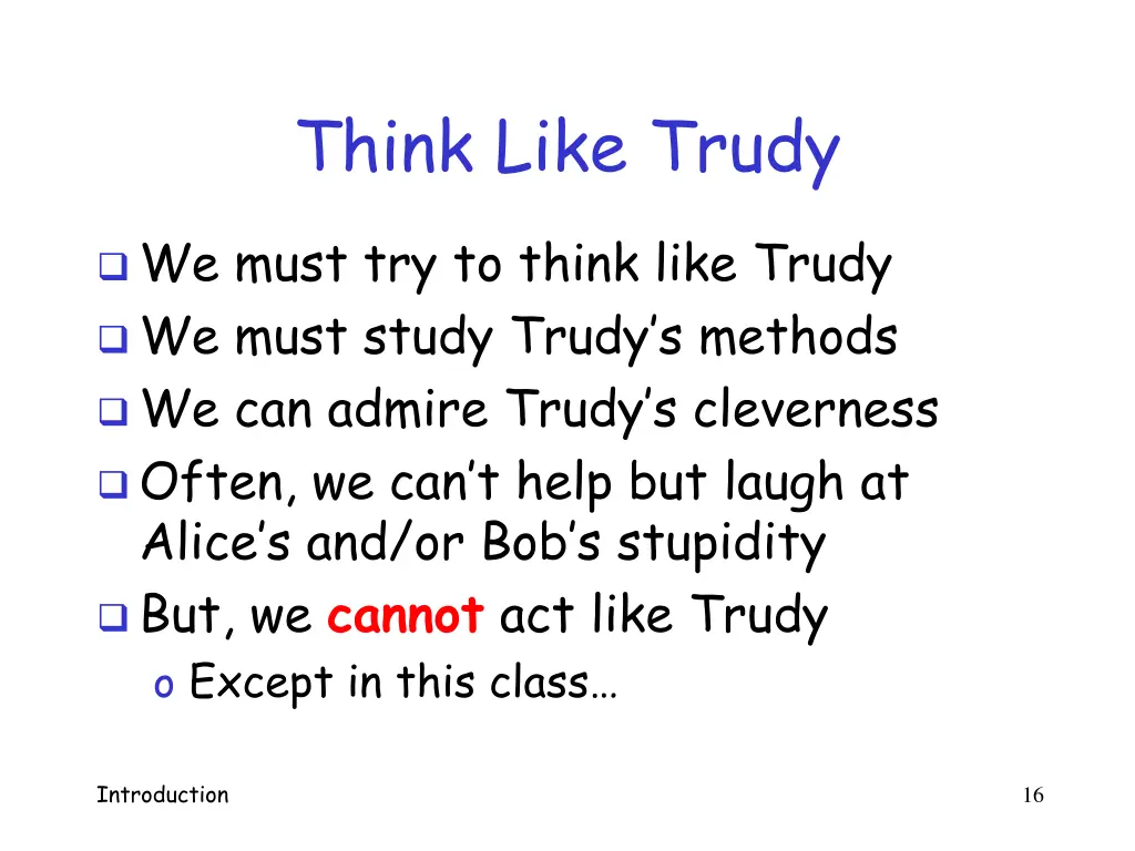 think like trudy 2