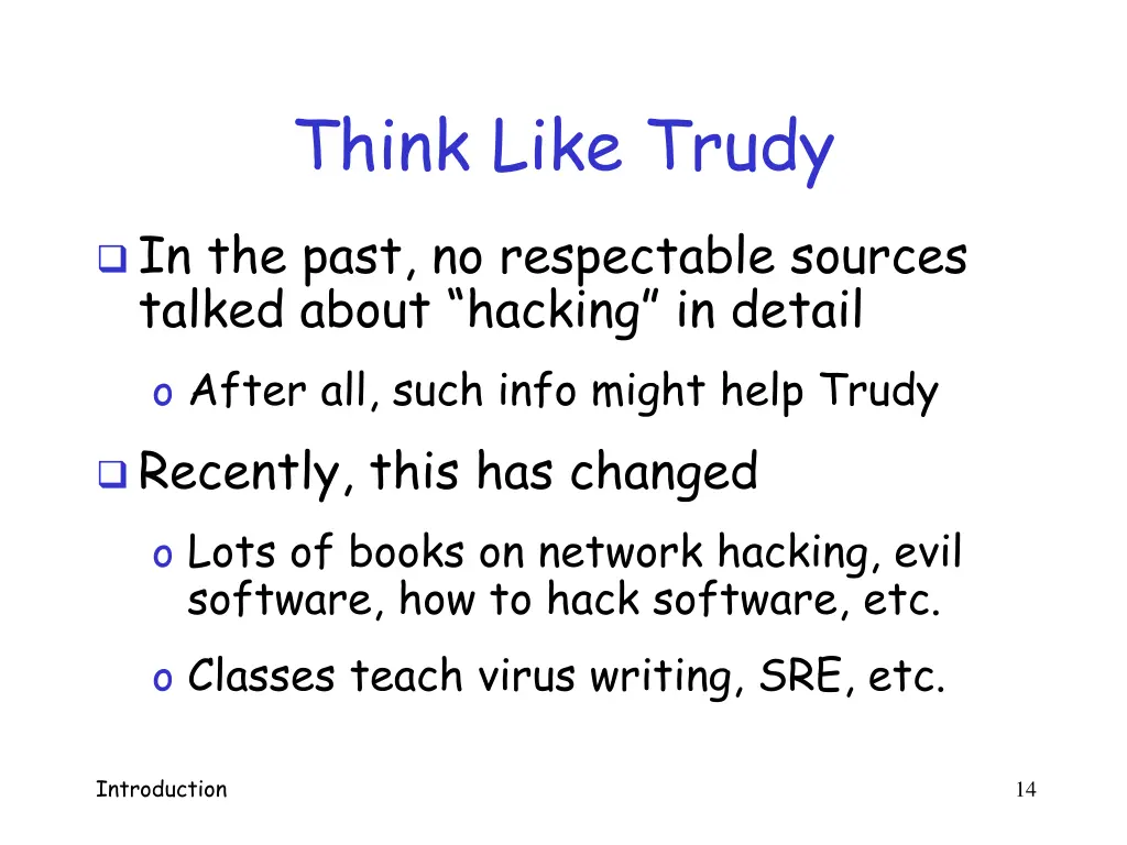 think like trudy