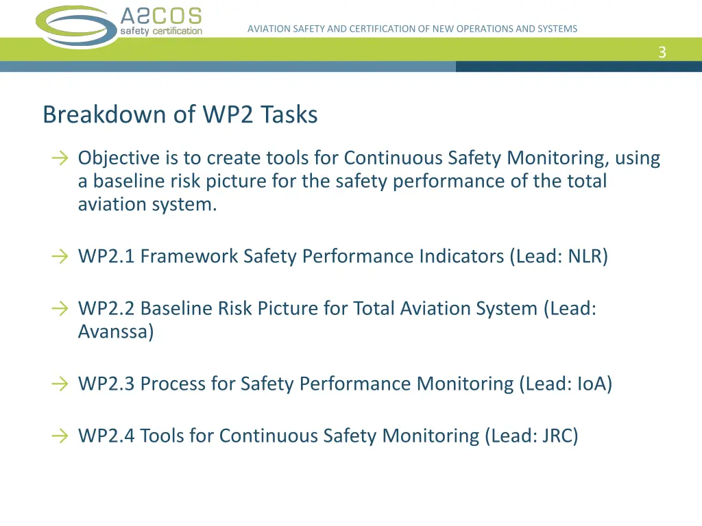 aviation safety and certification