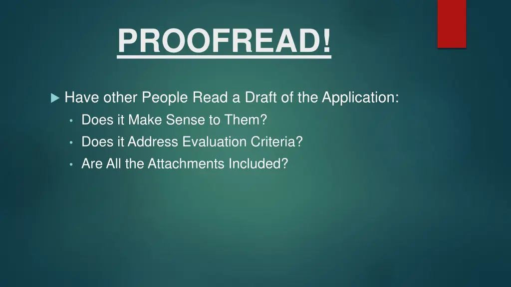 proofread
