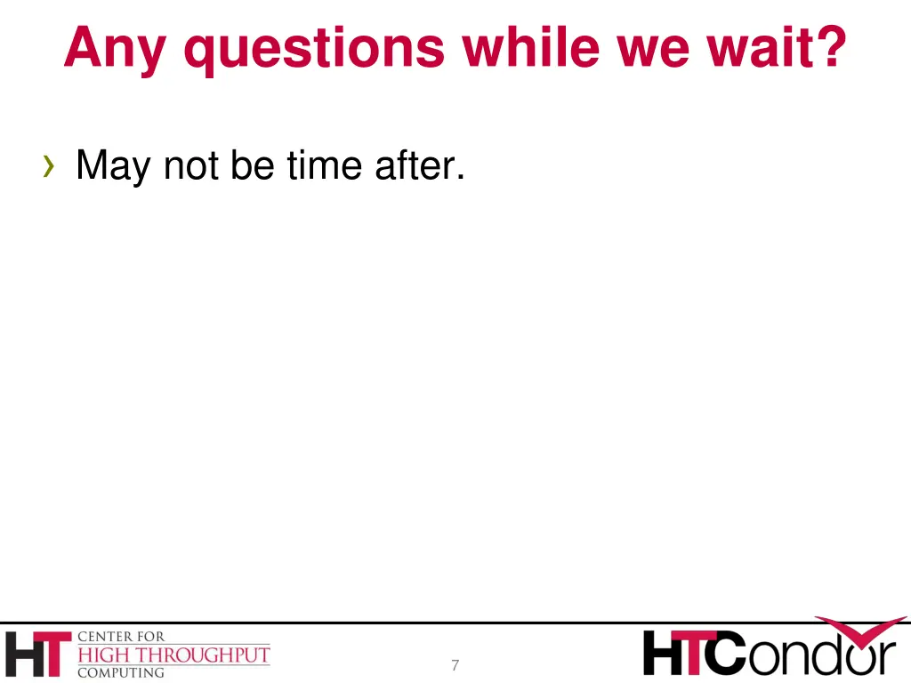 any questions while we wait