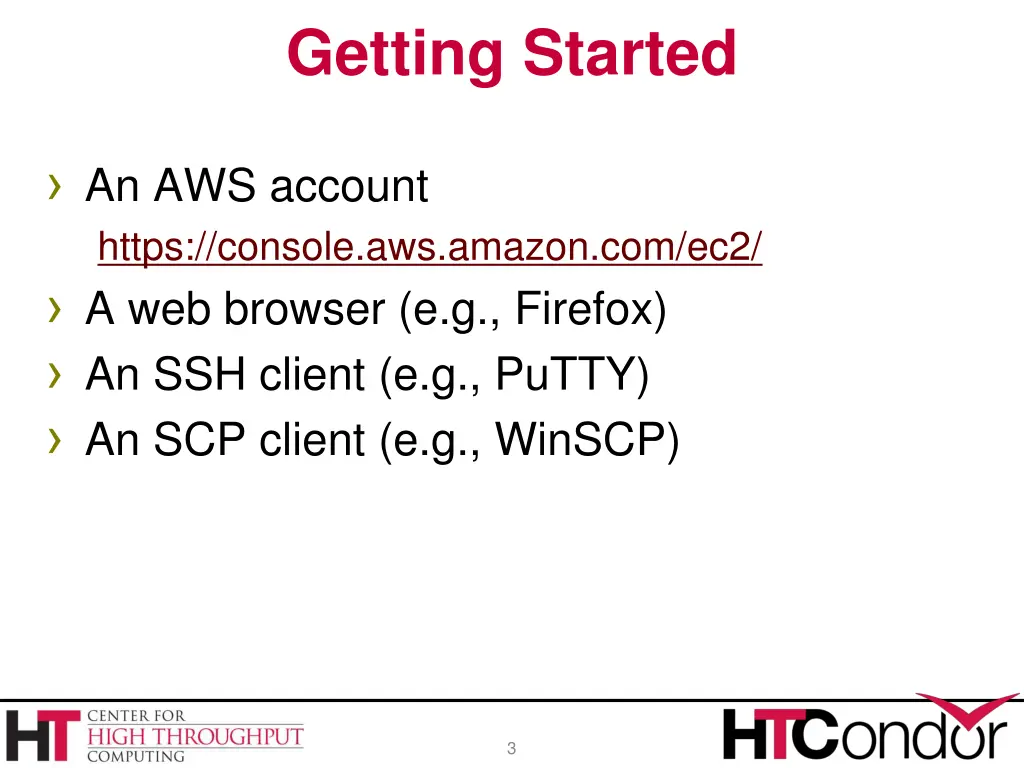 getting started